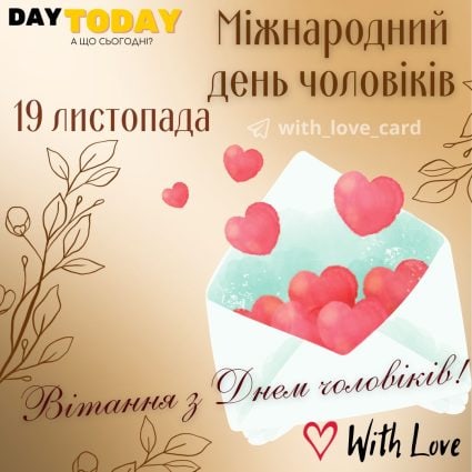 Вітання з Міжнародним днем чоловіків! картинка для чоловіків| Вітальна листівка - Листівки на День чоловіків
