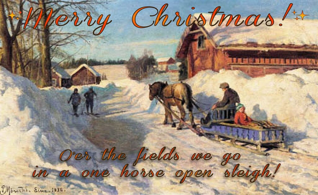 Веселого Різдва, ми йдемо через поля 1936