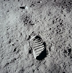 Buzz Aldrins bootprint on the Moon AS11 40 5877 21472308758