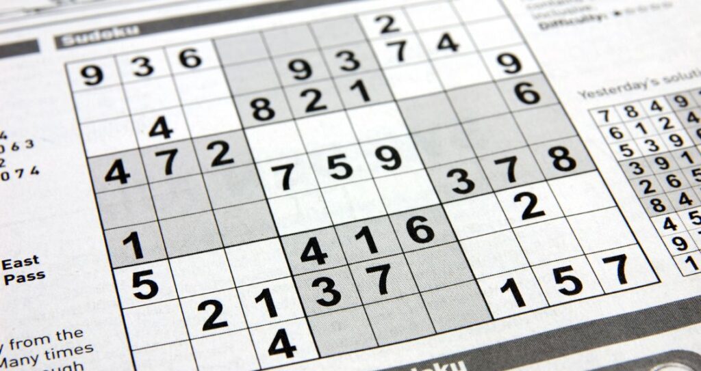 судоку у газеті