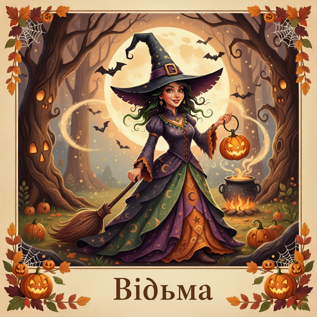 Костюм відьми на Геловін