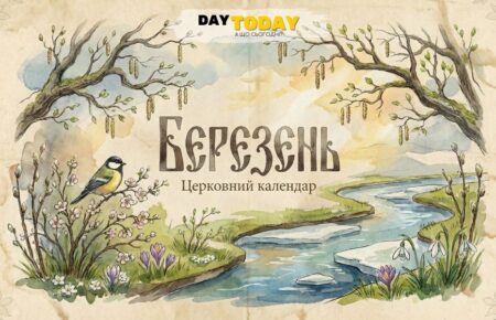 Церковний календар на березень