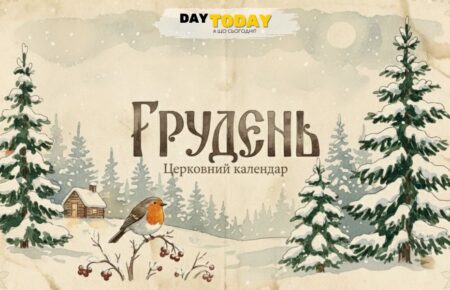 Церковний календар на грудень