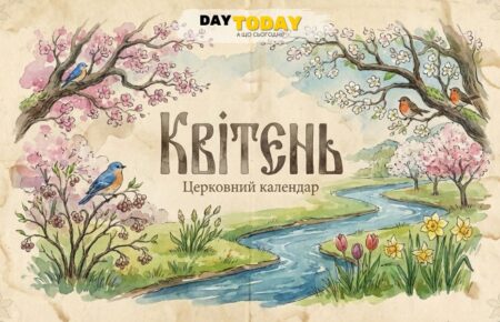 Церковний календар на квітень