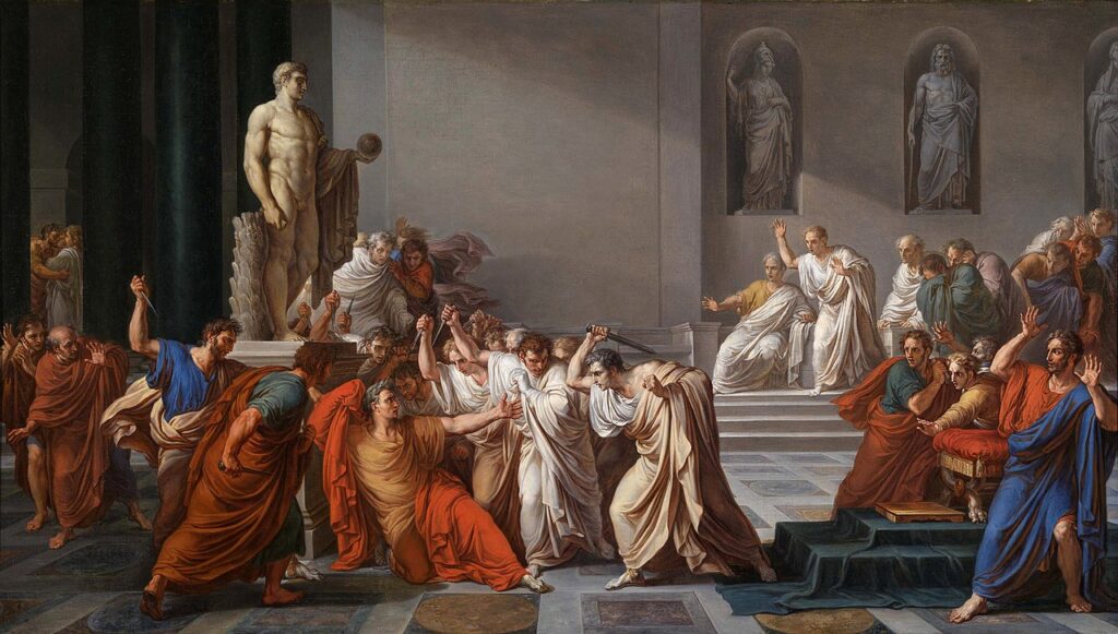 1280px Vincenzo Camuccini La morte di Cesare