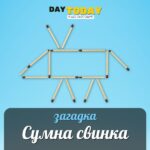Розвесели свинку: головоломка із сірниками