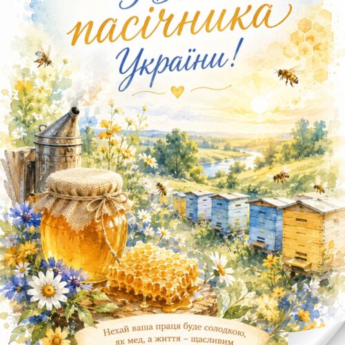 З Днем пасічника! картинка на День пасічника України! | Вітальна листівка - Листівка на День пасічника України